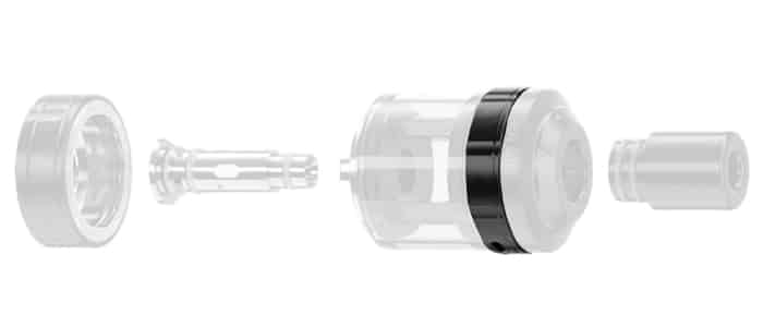 bague airflow d'un clearomiseur Eleaf