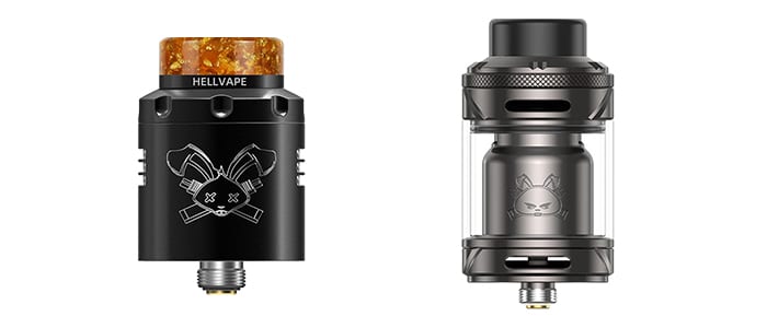 atomiseurs rta et rda de la marque hellvape