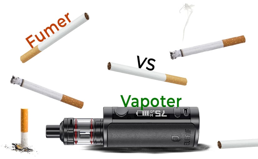 Comparatif : vapoter est-il mieux que fumer ?