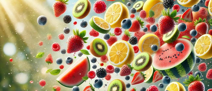 explosion de fruits